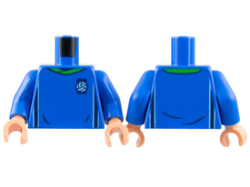 LEGO® los onderdeel Lijf met Motief Blauw 973pb4962c02