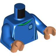 LEGO® los onderdeel Lijf met Motief Blauw 973pb4962c02