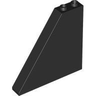 LEGO® los onderdeel Dakpan Algemeen in kleur Zwart 2937