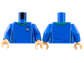 LEGO® los onderdeel Lijf met Motief Blauw 973pb4962c04