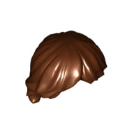 Plaatje in Gallery viewer laden, LEGO® los onderdeel Haar in kleur Roodachtig Bruin 92746