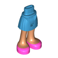 Plaatje in Gallery viewer laden, LEGO® los onderdeel Benen Donker Azuurblauw 35216ac00pb006