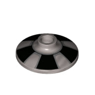 LEGO® Schaal met Motief Metallisch Zilver 4740pb022