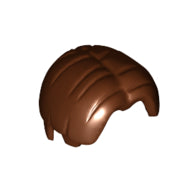 LEGO® los onderdeel Haar in kleur Roodachtig Bruin 38800