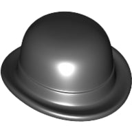 LEGO® los onderdeel Hoofddeksels in kleur Zwart 95674