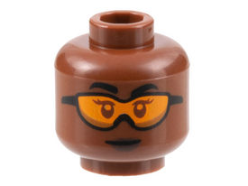 LEGO® los onderdeel Hoofd Roodachtig Bruin 3626pb3167