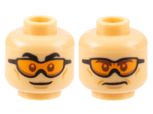 LEGO® los onderdeel Hoofd Licht Geelbruin 3626cpb3150