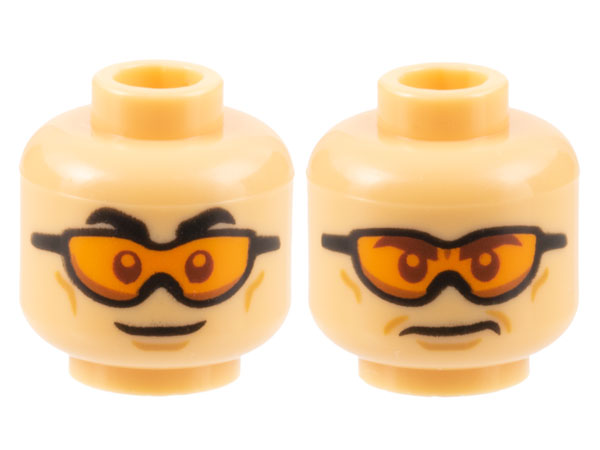 LEGO® los onderdeel Hoofd Licht Geelbruin 3626cpb3150