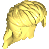 Plaatje in Gallery viewer laden, LEGO® los onderdeel Haar in kleur Helder Lichtgeel 24072