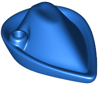 Plaatje in Gallery viewer laden, LEGO® los onderdeel Hoofddeksels in kleur Blauw 88489