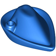 LEGO® los onderdeel Hoofddeksels in kleur Blauw 88489