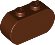 Plaatje in Gallery viewer laden, LEGO® los onderdeel Steen Aangepast Roodachtig Bruin 35477