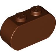 LEGO® los onderdeel Steen Aangepast Roodachtig Bruin 35477