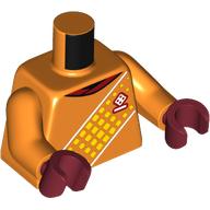 LEGO® los onderdeel Lijf met Motief Oranje 973pb4963c01