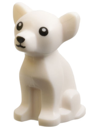 LEGO® los onderdeel Landdier in kleur Wit 12888pb01