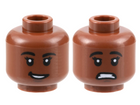 LEGO® los onderdeel Hoofd Roodachtig Bruin 3626pb3162