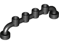 LEGO® los onderdeel Staaf in kleur Zwart 6140