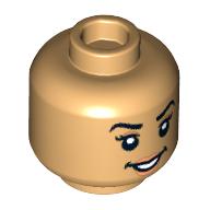 Plaatje in Gallery viewer laden, LEGO® los onderdeel Hoofd Licht Geelbruin 3626cpb3172