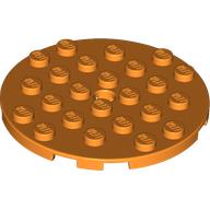 Plaatje in Gallery viewer laden, LEGO® los onderdeel Plaat Rond in kleur Oranje 11213