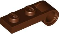 LEGO® los onderdeel Plaat Aangepast Roodachtig Bruin 3172