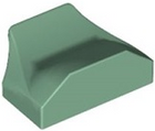 LEGO® los onderdeel Dakpan Gebogen in kleur Zandgroen 47458