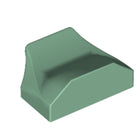 LEGO® los onderdeel Dakpan Gebogen in kleur Zandgroen 47458