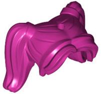 Plaatje in Gallery viewer laden, LEGO® los onderdeel Haar in kleur Magenta 20596