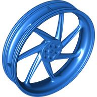 LEGO® los onderdeel Wiel in kleur Blauw 71720