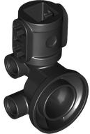 LEGO® los onderdeel Technische Besturing Zwart 69636