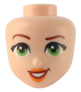 LEGO® los onderdeel Hoofd in kleur Lichte Noga 101086
