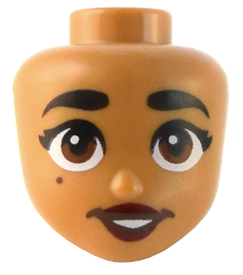 LEGO® los onderdeel Hoofd in kleur Medium Noga 101091