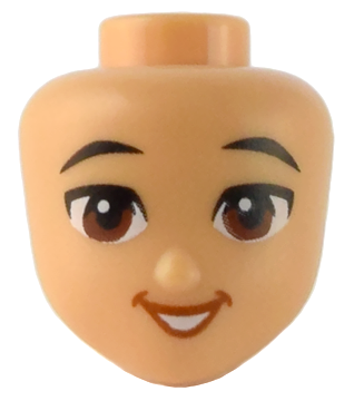 LEGO® los onderdeel Hoofd in kleur Licht Geelbruin 101094
