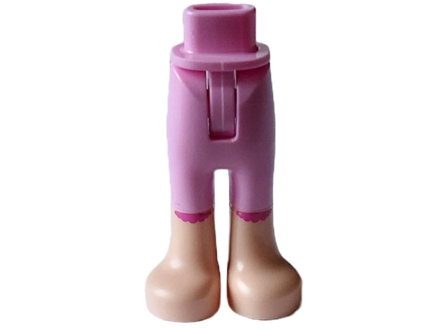 LEGO® los onderdeel Benen in kleur Fel Roze 67072c00pb007