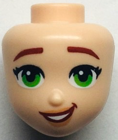 LEGO® los onderdeel Hoofd in kleur Lichte Noga 101136