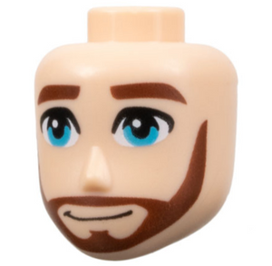 LEGO® los onderdeel Hoofd in kleur Lichte Noga 101160