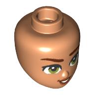 Plaatje in Gallery viewer laden, LEGO® los onderdeel Hoofd in kleur Noga 101225
