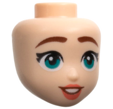 Plaatje in Gallery viewer laden, LEGO® los onderdeel Hoofd in kleur Lichte Noga 101227