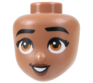 LEGO® los onderdeel Hoofd in kleur Licht Bruin 101262