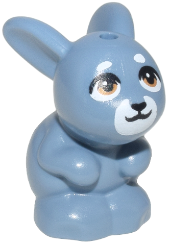 LEGO® los onderdeel Landdier in kleur Zandblauw 34050pb04
