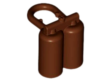 Plaatje in Gallery viewer laden, LEGO® los onderdeel Lijf Accessoire Roodachtig Bruin 3838