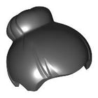 LEGO® los onderdeel Haar in kleur Zwart 93217