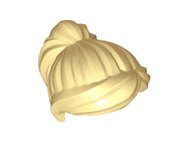 LEGO® los onderdeel Haar in kleur Geelbruin 87990