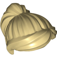 Plaatje in Gallery viewer laden, LEGO® los onderdeel Haar in kleur Geelbruin 87990