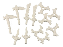 Plaatje in Gallery viewer laden, LEGO® los onderdeel Wapen in kleur Wit 2186