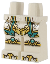 Plaatje in Gallery viewer laden, LEGO® los onderdeel Benen met Motief Wit 970c00pb1464