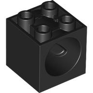 Plaatje in Gallery viewer laden, LEGO® los onderdeel Steen Aangepast in kleur Zwart 73764