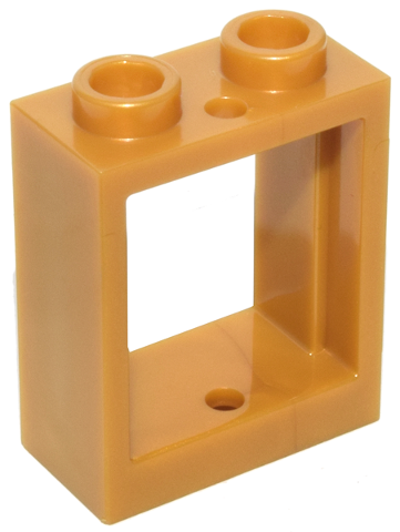LEGO® los onderdeel Raamkozijn in kleur Parel Goud 60592