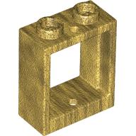 LEGO® los onderdeel Raamkozijn in kleur Parel Goud 60592