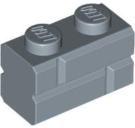 LEGO® los onderdeel Steen Aangepast in kleur Zandblauw 98283