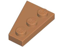 Plaatje in Gallery viewer laden, LEGO® los onderdeel Wig Plaat in kleur Medium Noga 43722